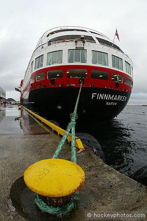 MS Finnmarken docked in Alesund