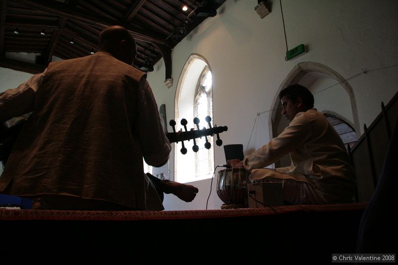 Udit Pankhania and Tarun Jasani at Walton Church, The Open University, 25-Jun-2008