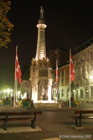 Night scenes, Chambery, France, Oct 2007