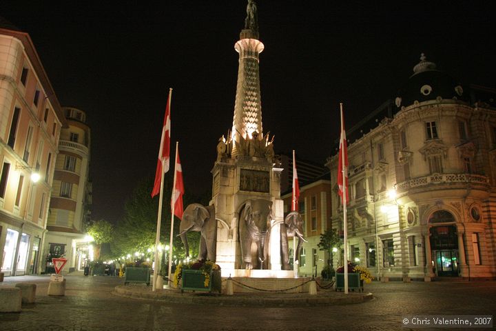 Night scenes, Chambery, France, Oct 2007