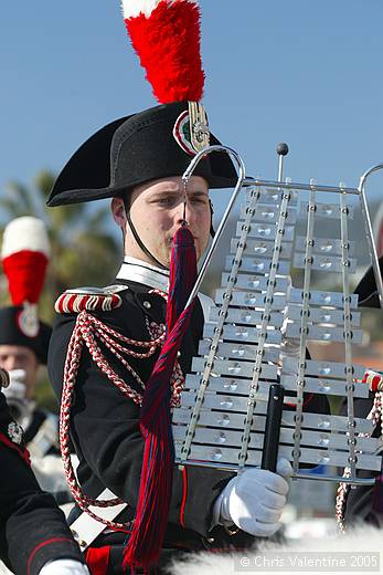 Carbinieri mounted band, Sanremo flower festival - Sunday