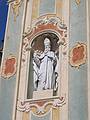 The magnificent church in Cervo, still undergoing restoration