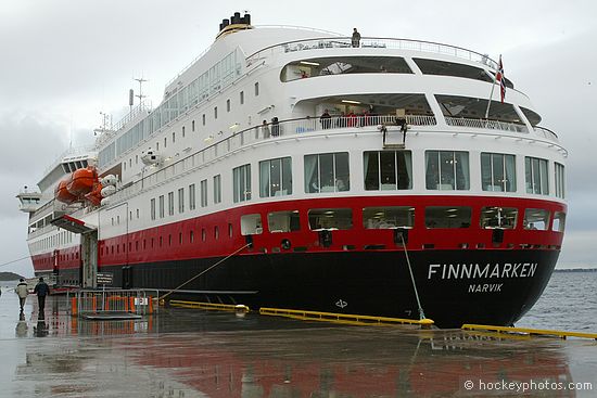 MS Finnmarken docked in Alesund