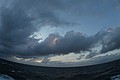 Sunset (of sorts) between Trondheim and Rorvik