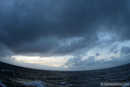 Sunset (of sorts) between Trondheim and Rorvik