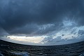 Sunset (of sorts) between Trondheim and Rorvik